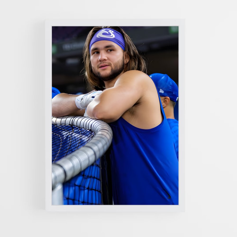 Poster Long Mèches – affiche Baseball (vue 3)
